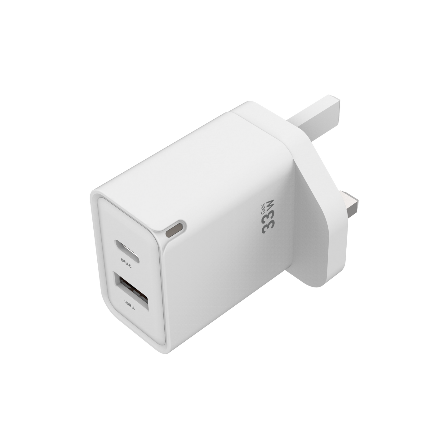 USB-C + USB-A GaN Home Charger 33W