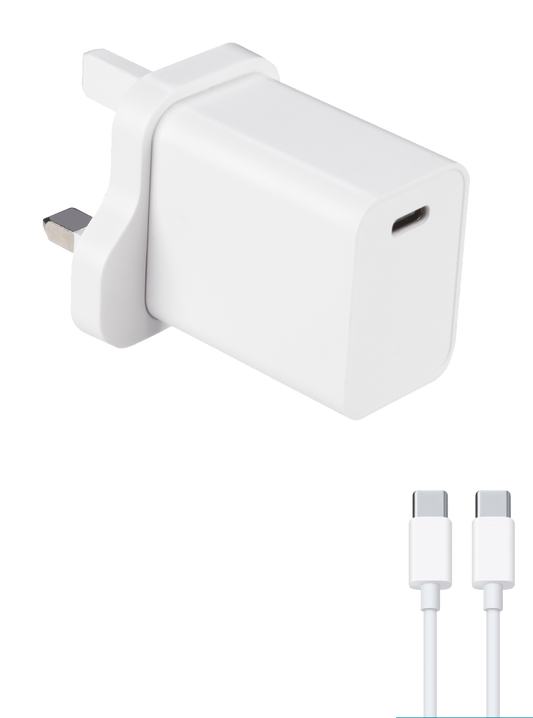 20W USB-C Home Charger with USB-C Cable    UK