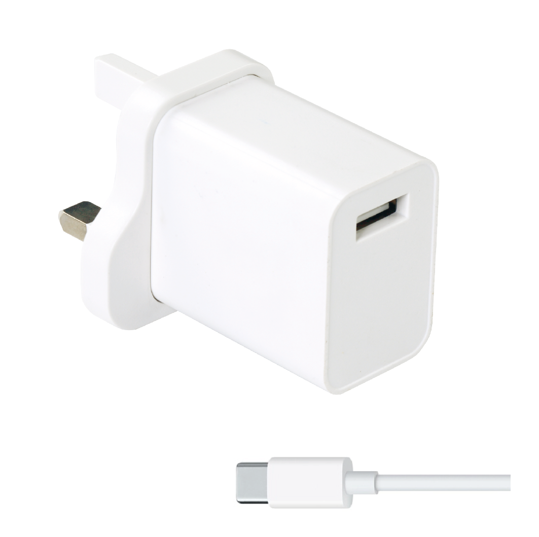 18W QC USB-C to USB-A Home charger UK