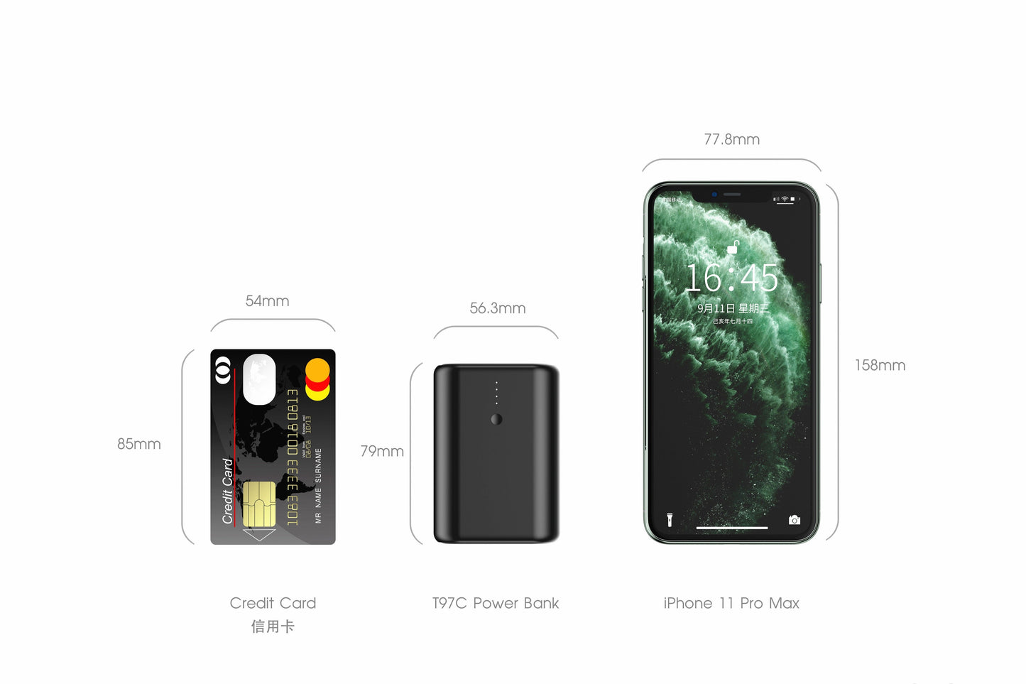 Compact EnergyBar T10 10,000mAh