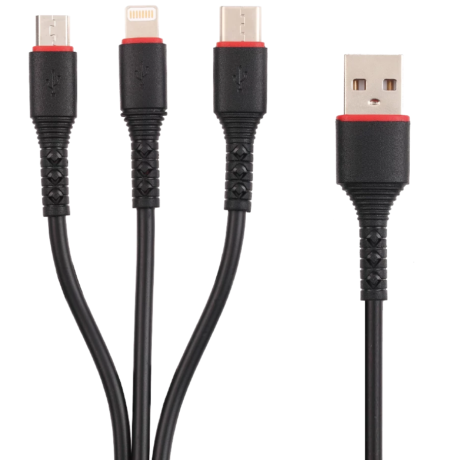3 in 1 Trio-1 Charging Cable