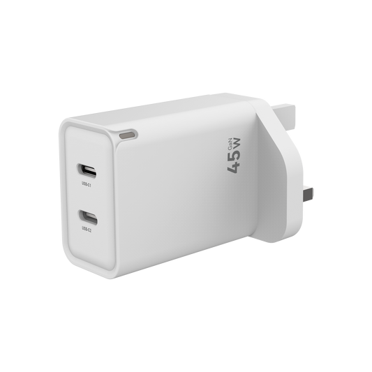 Dual USB-C Home Charger 45W