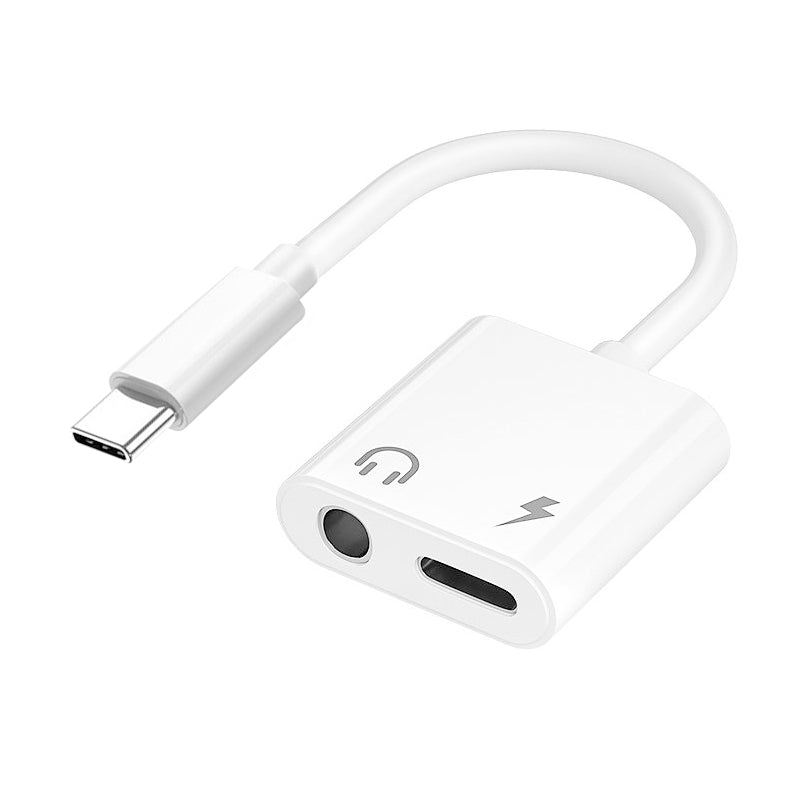 A35    USB-C to Audio(3.5mm)+ Charging Adapter