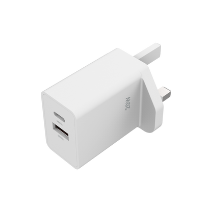USB-C + USB-A Home Charger 20W