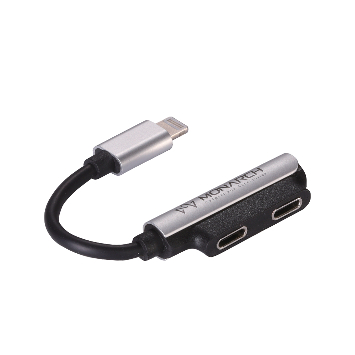 A12    Lightning to Lightning Audio+Charging Splitter