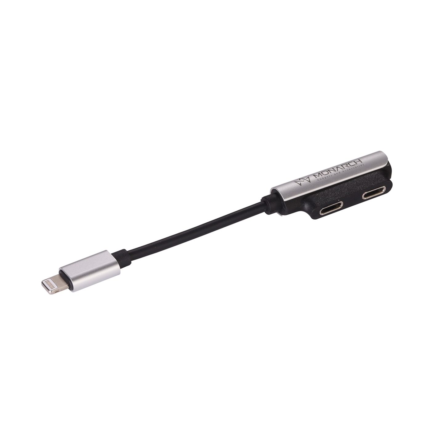 A12    Lightning to Lightning Audio+Charging Splitter