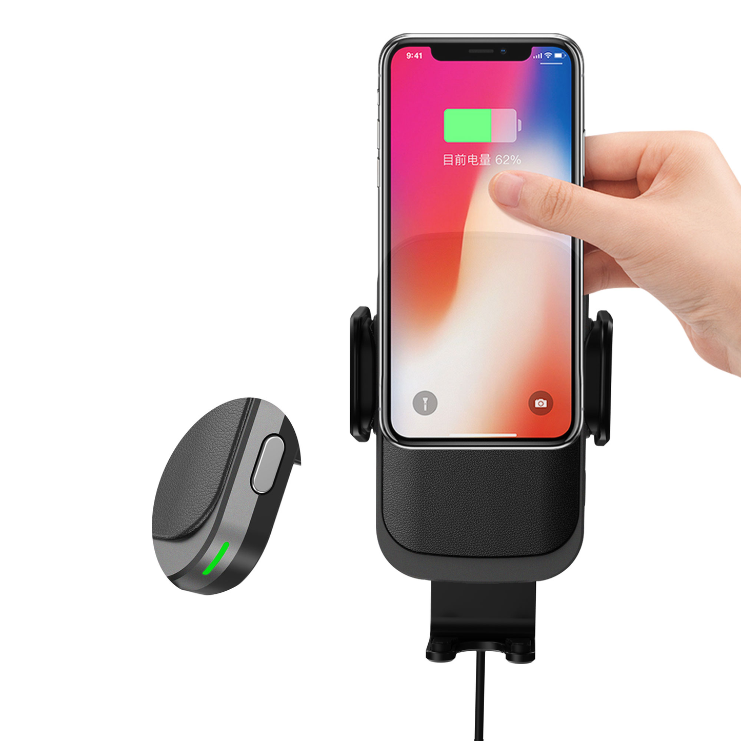 18W CarMate M1    Wireless Charger & Car Mount