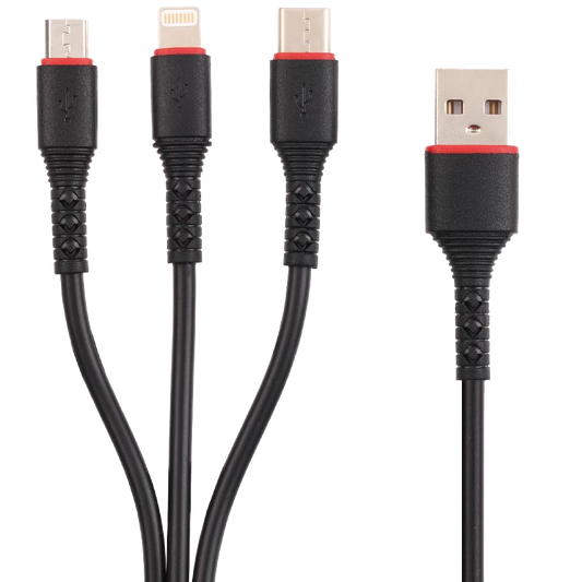 3 in 1 Trio-1 Charging Cable